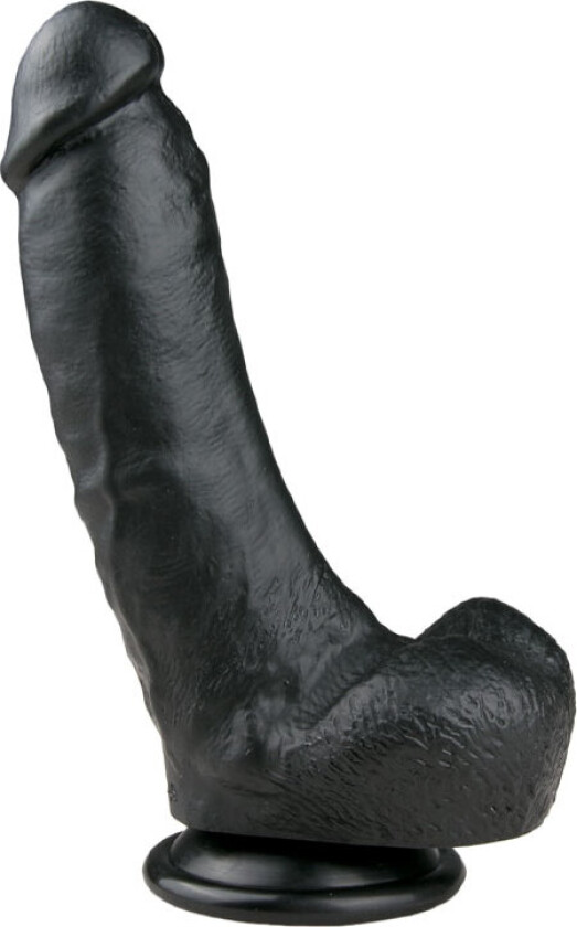 Easytoys Realistic Dildo med sugekopp (20 cm) - Sort