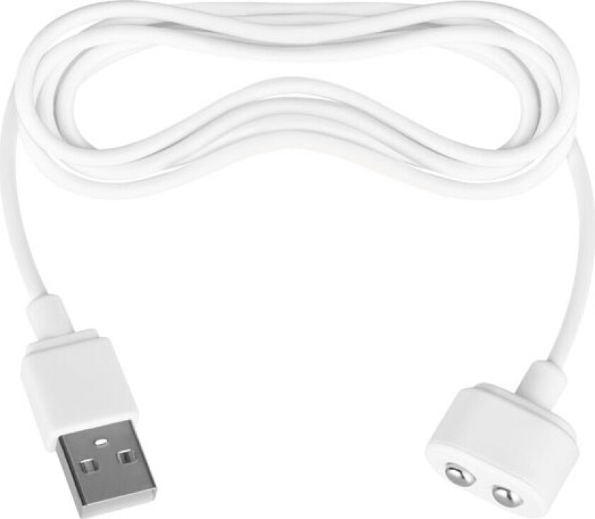 USB-ladekabel - hvit