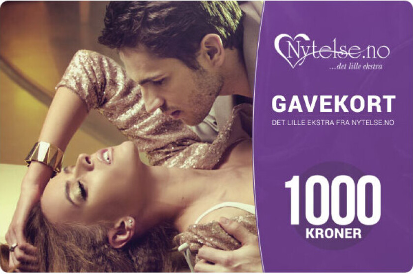 Gavekort fra Nytelse.no - kr 1000