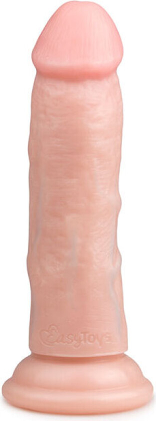 Easytoys Realistic Slim Dildo med sugekopp (15,5 cm)