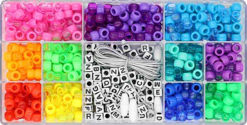 Pearl'n fun Rocai Perlemix/Letters Colors with Elastic