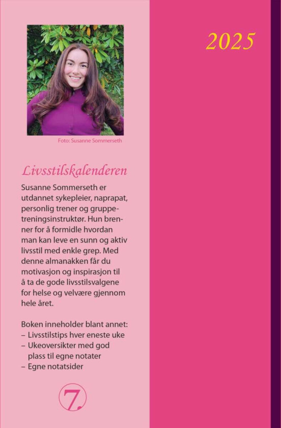 Kalender 2025 7.Sans Livsstilskalender