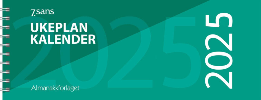 Kalender 2025 7.Sans Ukeplankalender