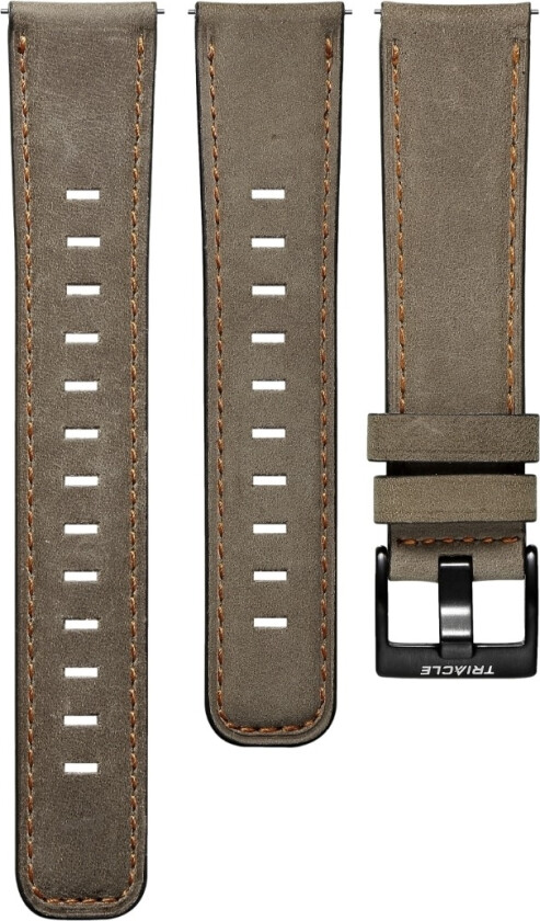 naturlig lærreim universal 22 mm V2, brun