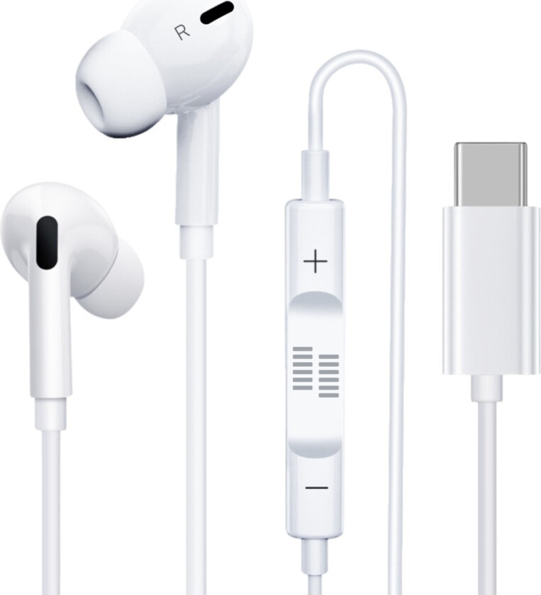 Line 250 USB-C ørepropper, hvit