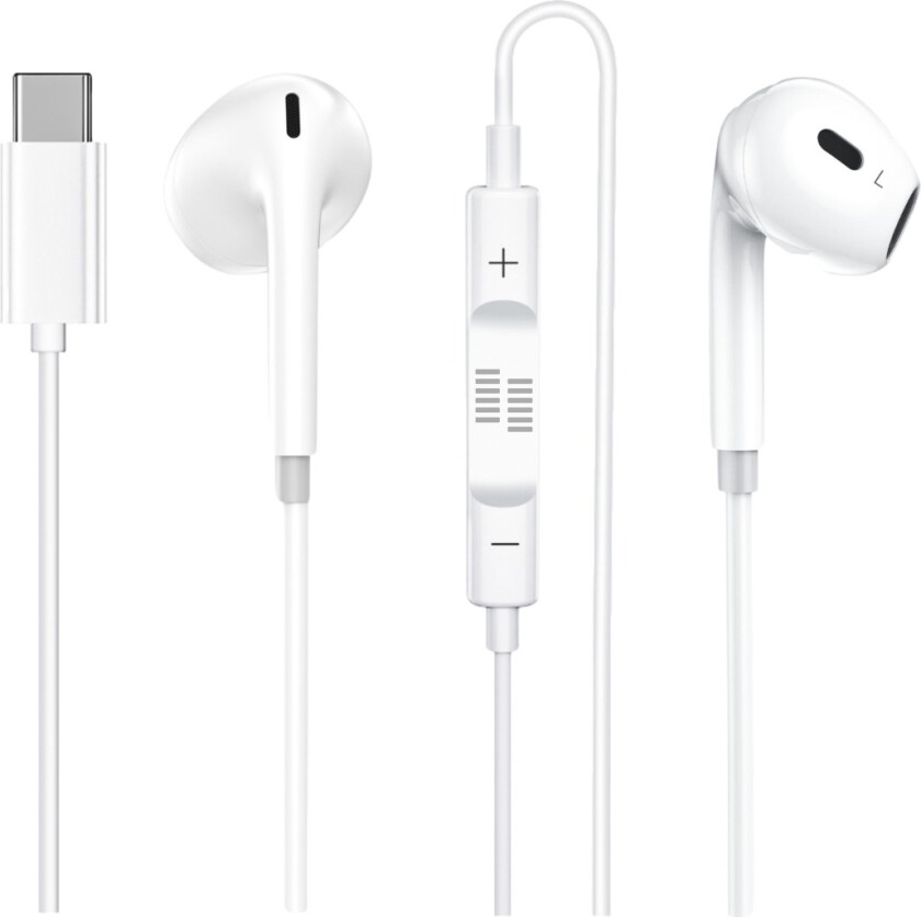 Line 150 USB-C ørepropper, hvit