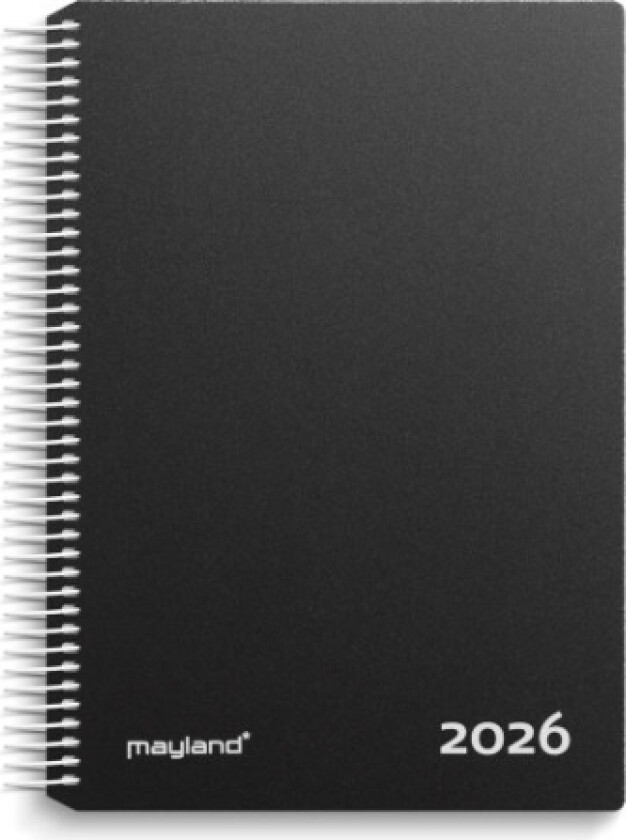 Timekalender Sort Pp-Plast 2026