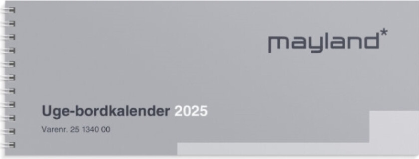Uge-Bordkalender 2025