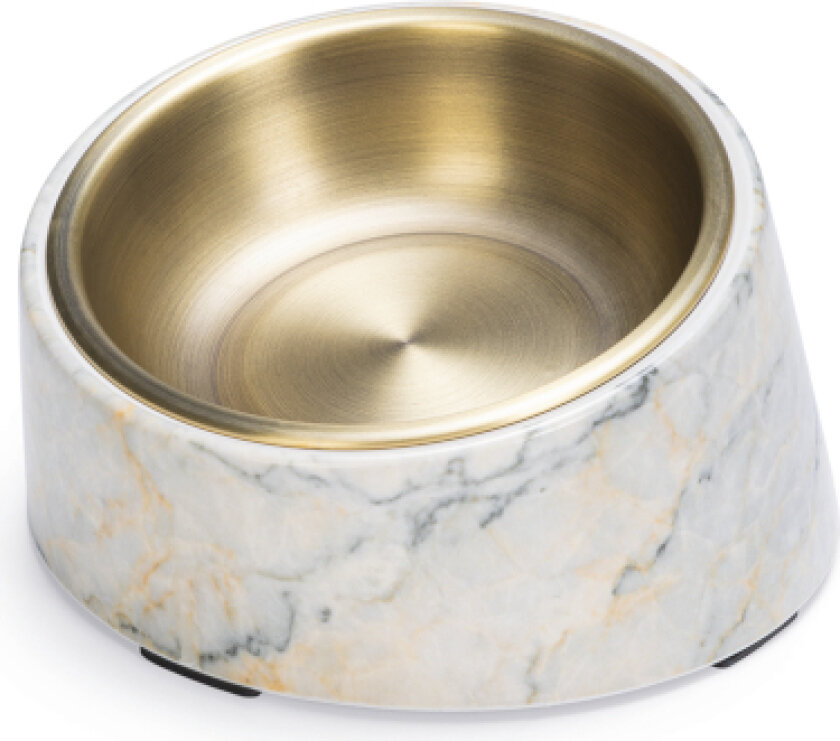 Designed by Lotte melamin katteskål Vita, beige - 160 ml, Ø 13,5 cm