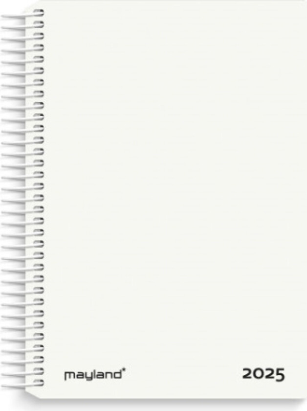 Dagkalender Hvid Pp-Plast 2025