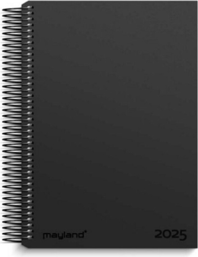 A5 Dagkalender Job/Privat Sort Kunstskind 2025