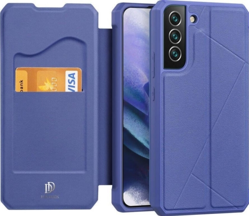 Skin X Hylsterdeksel Med Klaff For Samsung Galaxy S22+ (S22 Plus) Blå