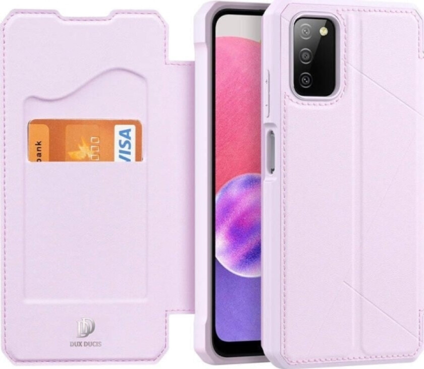 Skin X Hylsterdeksel Med Klaff For Samsung Galaxy A03s Rosa