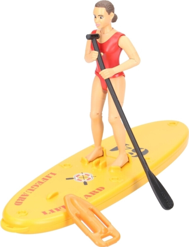 Bworld Life Guard Med Stand Up Paddle, Lekefigur