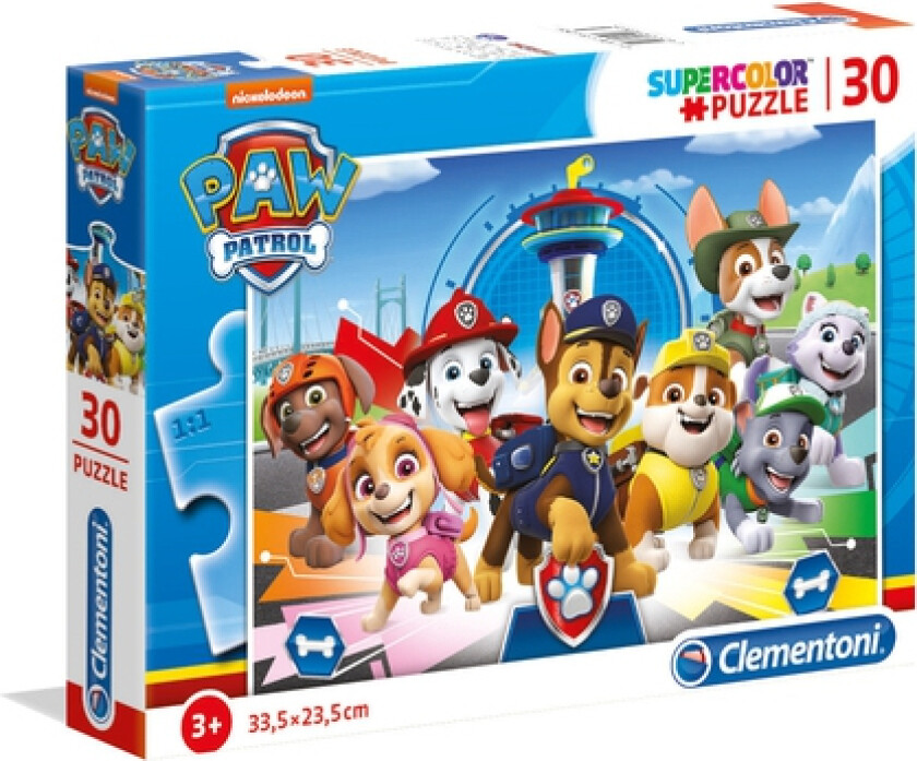 Paw Patrol, 30 Stykker, Fjernsyn/ Filmer, 3 År