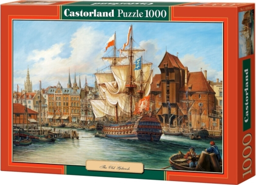 Castorland The Old Gdansk 1000 Pcs, 1000 Stykker, Skip, 9 År