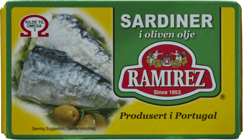 Ramirez Sardiner i Olivenolje 124g