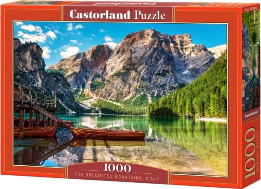 Castorland The Dolomites Mountains, Italy 1000 Pcs, 1000 Stykker, Landskap, 9 År