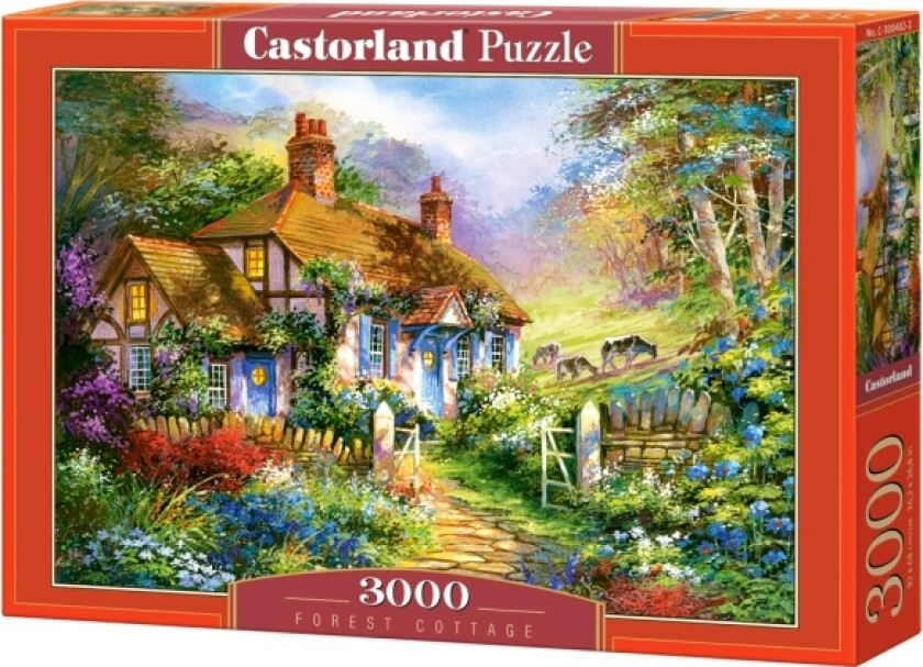 Castorland Forrest Cottage 3000 Pcs, 3000 Stykker, Fe, 9 År