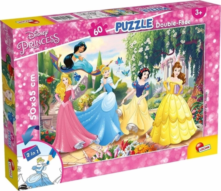 Puzzle Df Plus 60 Princess, 3 År