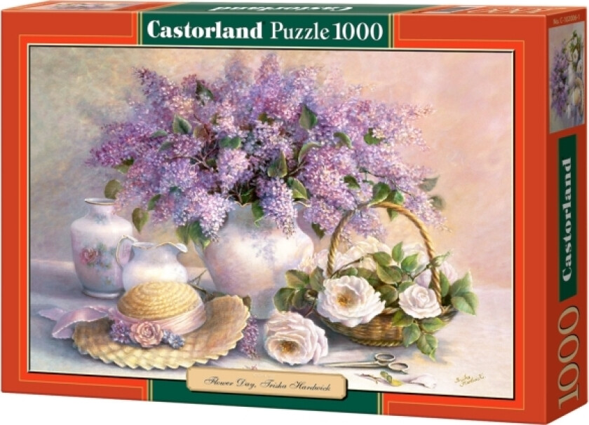 Castorland Flower Day, Trisha Hardwick 1000 Pcs, 1000 Stykker, Flora, 9 År