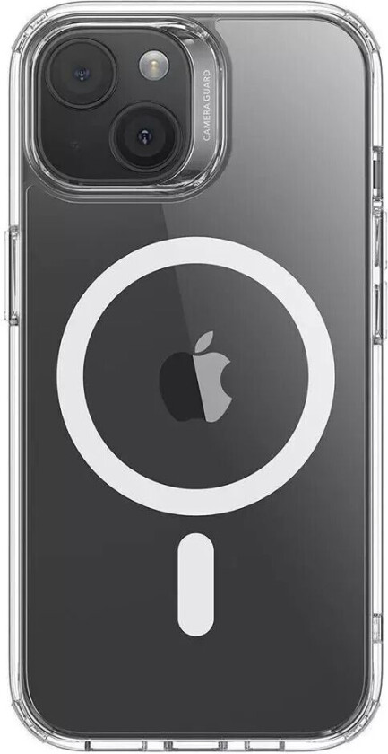 IPhone 15  Classic Hybrid Halolock Deksel - MagSafe-kompatibelt - Gjennomsiktig