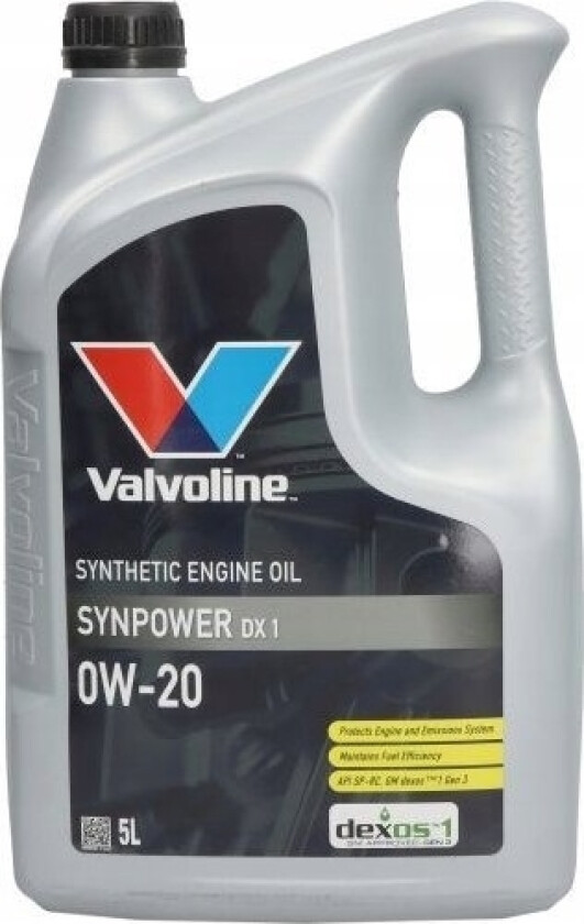Motorolje Synpower Dx1 0W20 5L, Valvoline