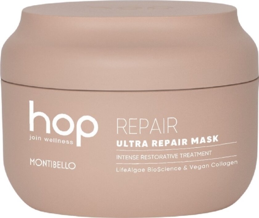Montibello_Hop Ultra Repair Intensiv Gjenoppbyggende Maske For Tørt Og Skadet Hår 200Ml