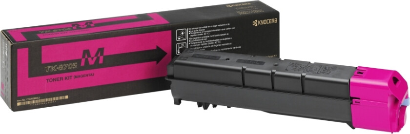 Tk 8705M - Magenta - Original - Tonerpatron - For Taskalfa 6550Ci, 7550Ci, 7551Ci