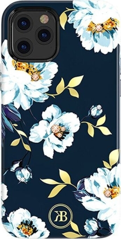 Blossom-Deksel Dekorert Med Original Swarovski Crystals Iphone 12 Mini Multicolor (Gardenia)