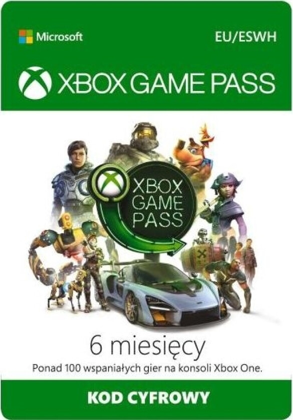 Game Pass 6 Måneders Abonnement (S3t-00004)