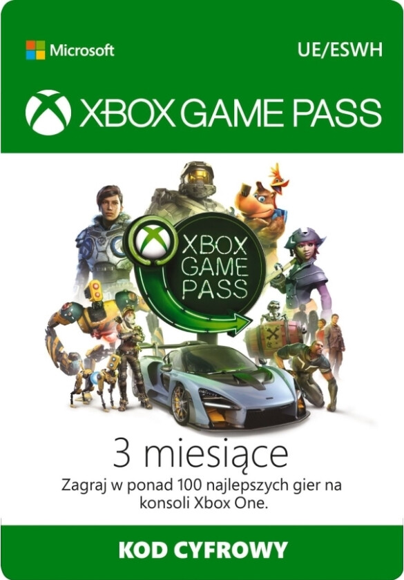 Game Pass-Abonnement 3 Måneder (Jpu-00086)