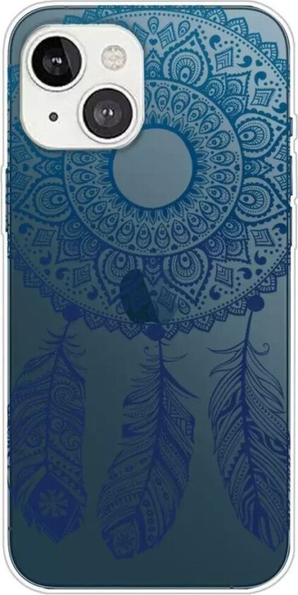 iPhone 14 Plus Fleksibelt Plast Deksel med Trykk - Drømmefanger