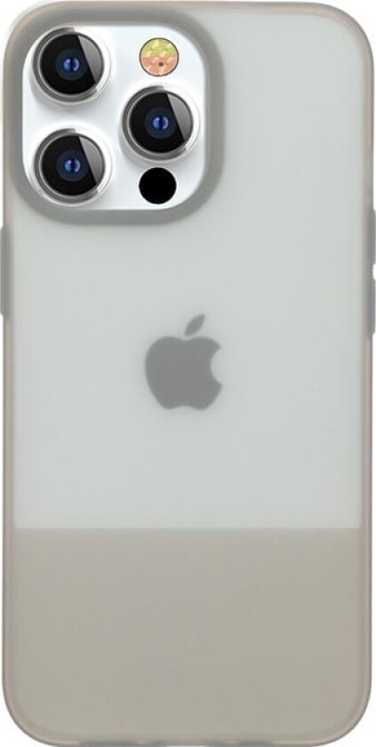 Plain Series Deksel Til Iphone 13 Pro Max Silikondeksel Grå