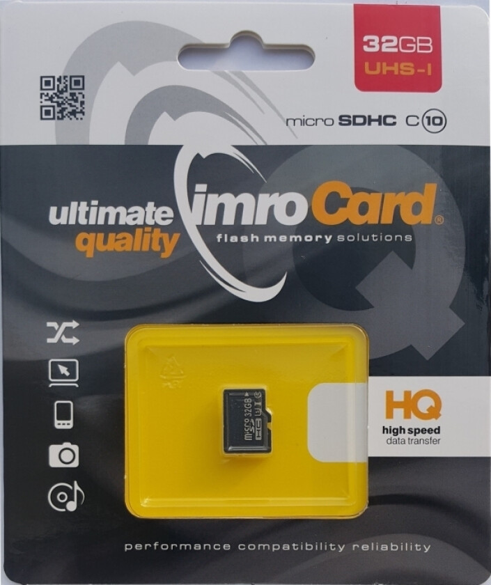 10/32G Uhs-I, 32 Gb, Microsdhc, Klasse 10, Uhs-I, Class 1 (U1), Sort