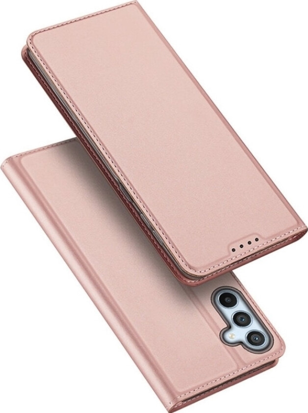 Skin Pro-Deksel Til Samsung Galaxy A54 5G Deksel Flip Card Lommebokstativ Rosa