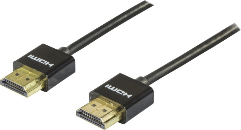Hdmi-1092-K - Hdmi-Kabel Med Ethernet - Hdmi Hann Til Hdmi Hann - 2 M - Svart
