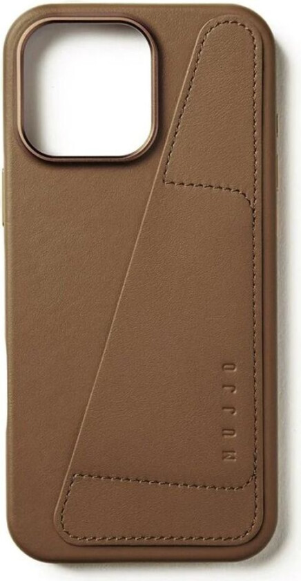 iPhone 16 Pro Max Leather Wallet Deksel - MagSafe Kompatibel - Brun