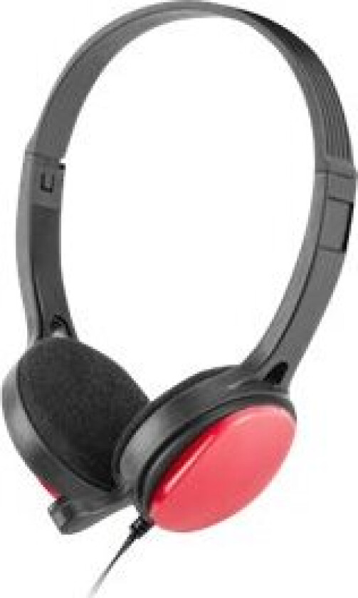 Ugo Home Usl-1222 - Hodesett - On-Ear - Kablet - 3,5 Mm Jakk - Rød