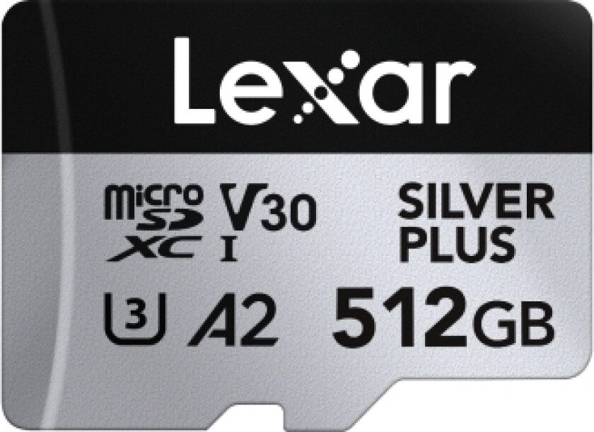 Minnekort Minne Micro Sdxc 512Gb Uhs-I/Lmssipl512g-Bnang Lexar