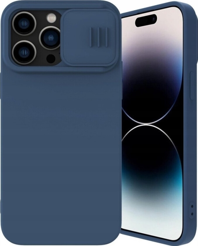 Nillkin Deksel Nillkin Camshield Silikon Silikon Magsafe Apple Iphone 14 Pro Blå