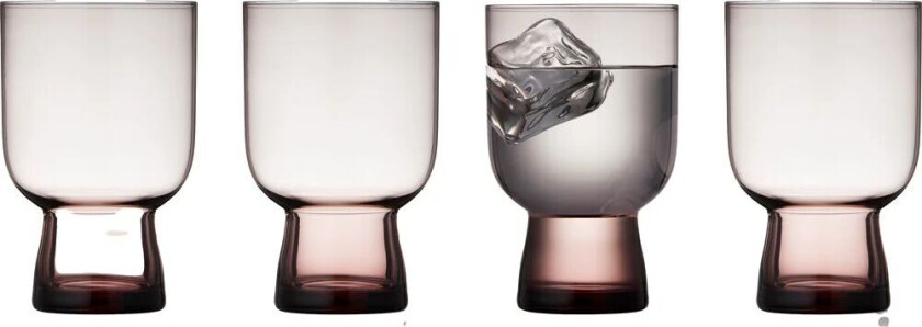 Sorrento vannglass 30 cl 4-pk Rosa