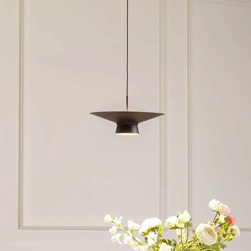 hengelampe Norvind, 2 lyskilder, svart, metall