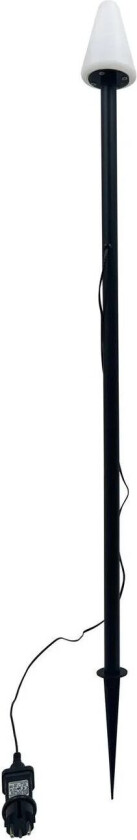 LED jordspydlys Selinda, svart, høyde 100 cm