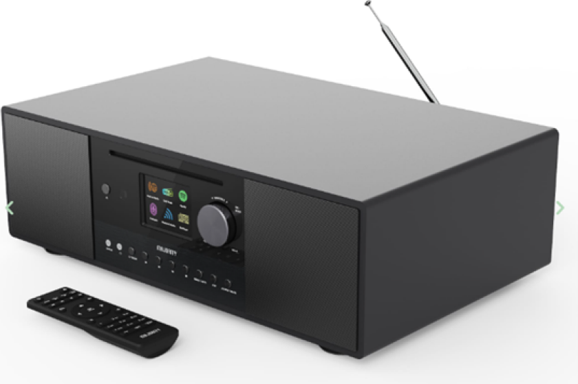 Quadriga - Internet Radio Music System - DAB+/FM - Stereo - Svart