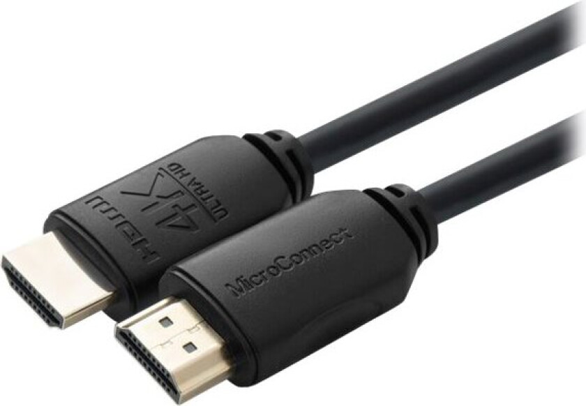 Microconnect - High Speed - Hdmi-Kabel Med Ethernet - Hdmi Hann Til Hdmi Hann - 2 M - Trippel Beskyttelse - Svart - Innendørs, Støtte For Dolby Dts-H