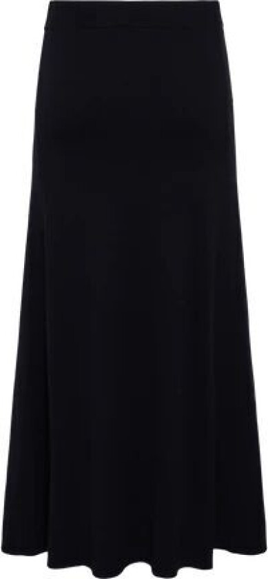 Yasfonny Hw Ankle Knit Skirt - Black XS