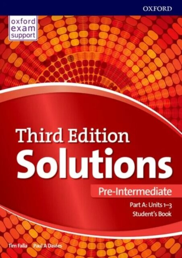 Solutions: Pre-Intermediate: Student's Book A Units 1-3 av Paul Davies, Tim Falla