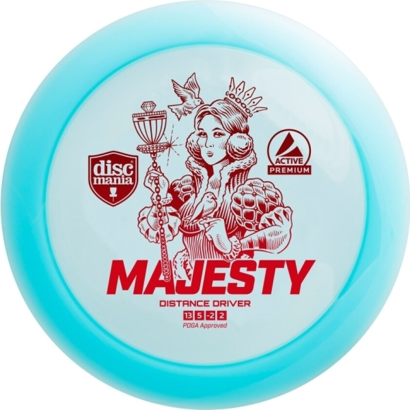 Discgolf Discmania Distance Driver Majesty Active Premium Blue13/5/-2/2