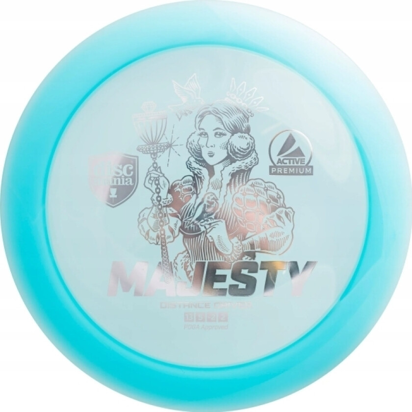 Discgolf Discmania Distance Driver Majesty Active Premium Yellow 13/5/-2/2